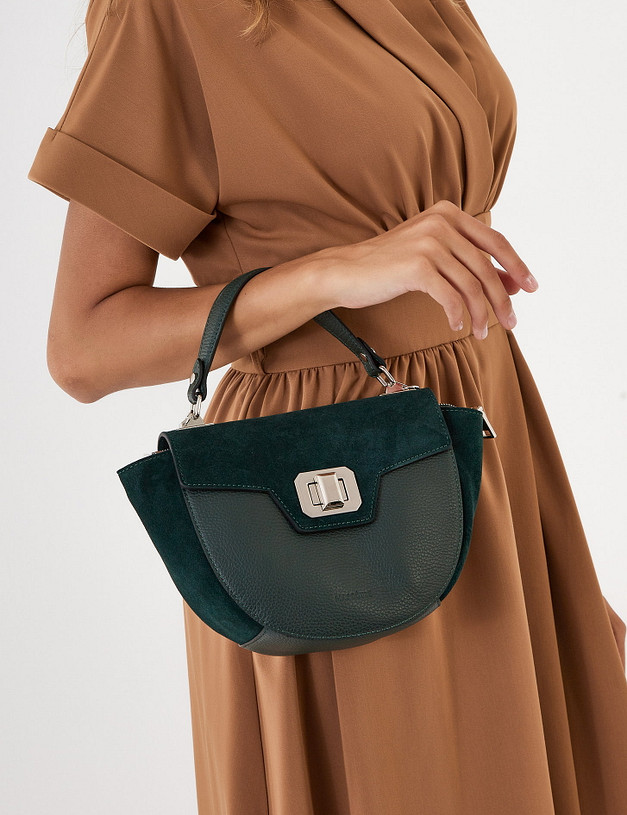 Зеленая женская сумка MASCOTTE 697-1218-104 | ракурс 1 Зеленая женская сумка MASCOTTE 697-1218-104 | ракурс 1