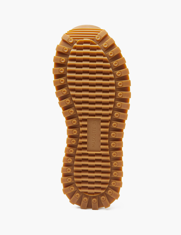 Бежевые женские кроссовки  MASCOTTE 22-4121121-3612M | ракурс 5 Бежевые женские кроссовки  MASCOTTE 22-4121121-3612M | ракурс 5