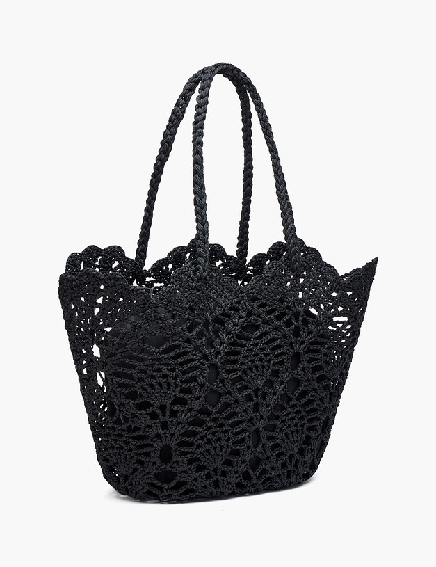 Черная женская сумка MASCOTTE 660-6130-202 | ракурс 2