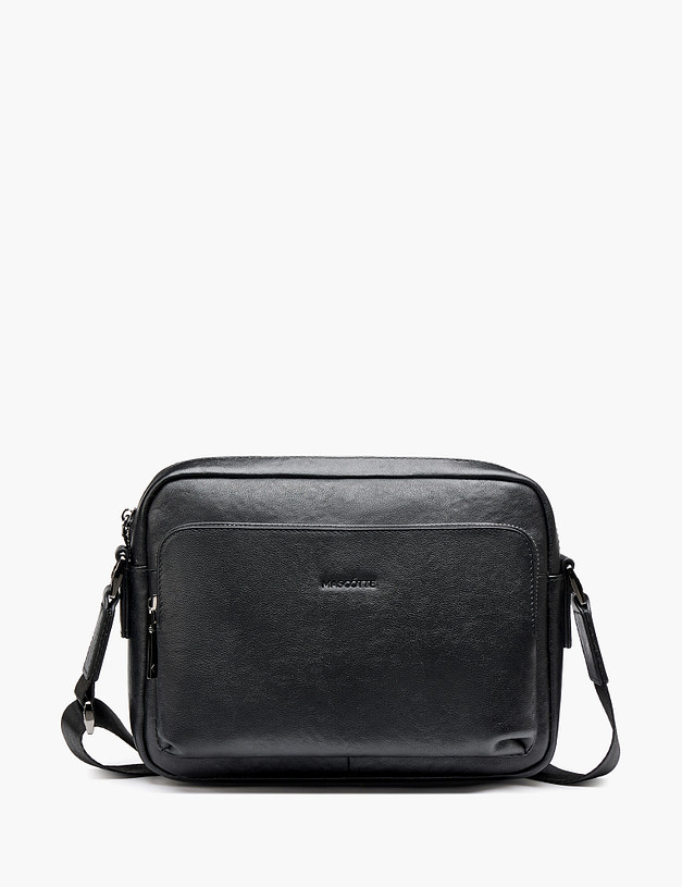 Черная мужская сумка MASCOTTE 602-6102-102 | ракурс 1