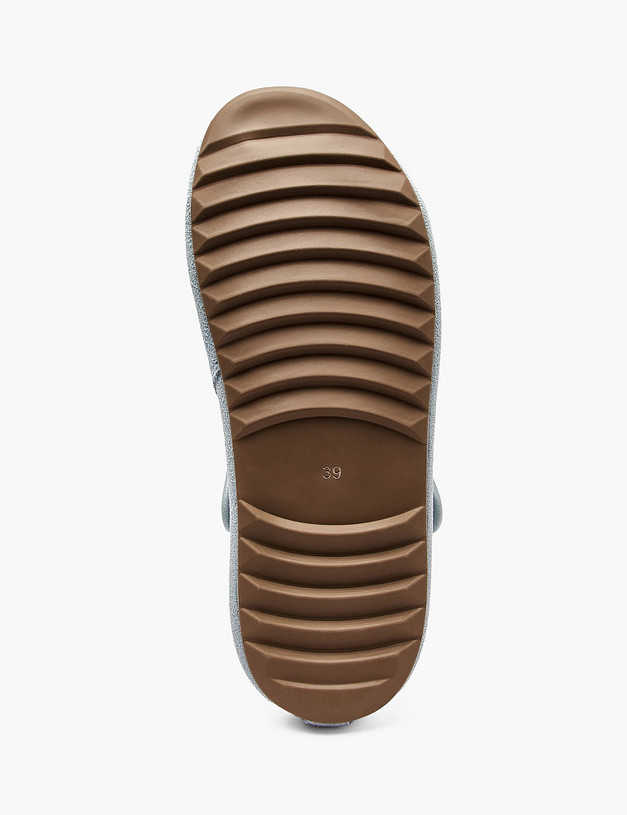 Голубые женские сабо MASCOTTE 98-612622-0211 | ракурс 5