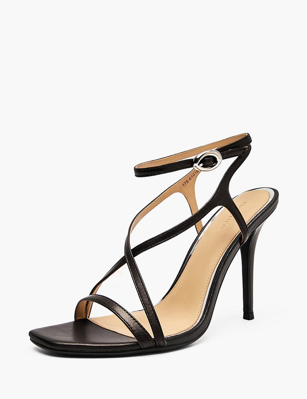 Черные женские босоножки MASCOTTE 175-6101613-3501M | ракурс 2