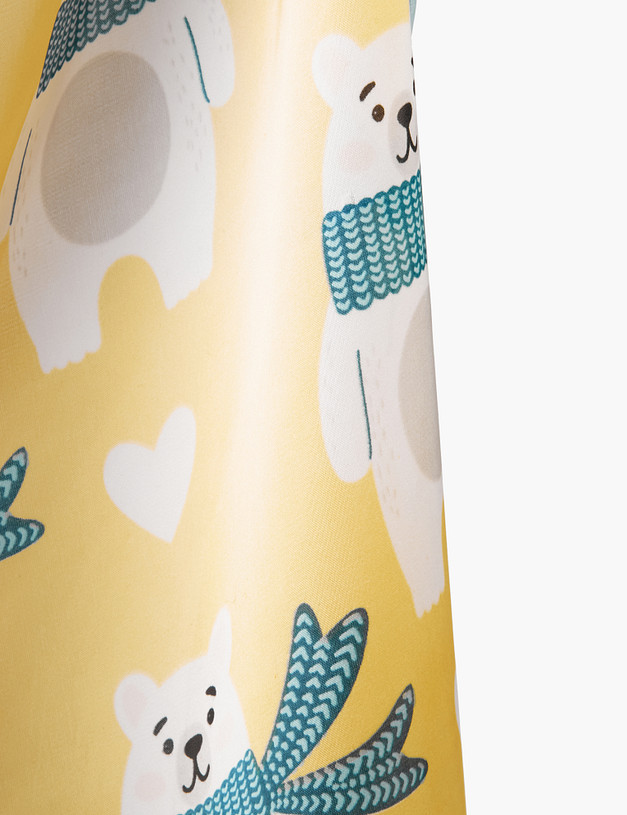 Желтый женский платок MASCOTTE 700-2107-2418 | ракурс 3 Желтый женский платок MASCOTTE 700-2107-2418 | ракурс 3