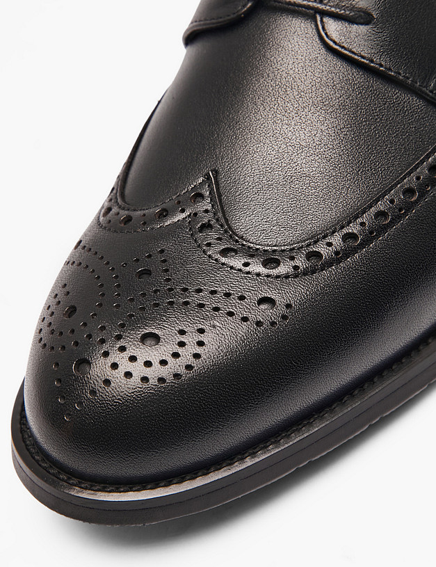 Черные мужские броги MASCOTTE 175-610311-0102 | ракурс 6