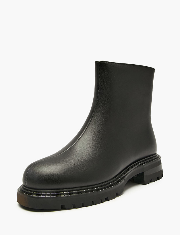 Черные женские зимние ботинки MASCOTTE 94-521933-3100M | ракурс 2