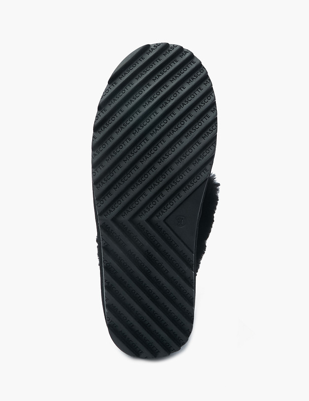 Черные женские угги с цепью MASCOTTE 234-12251339-0102 | ракурс 5