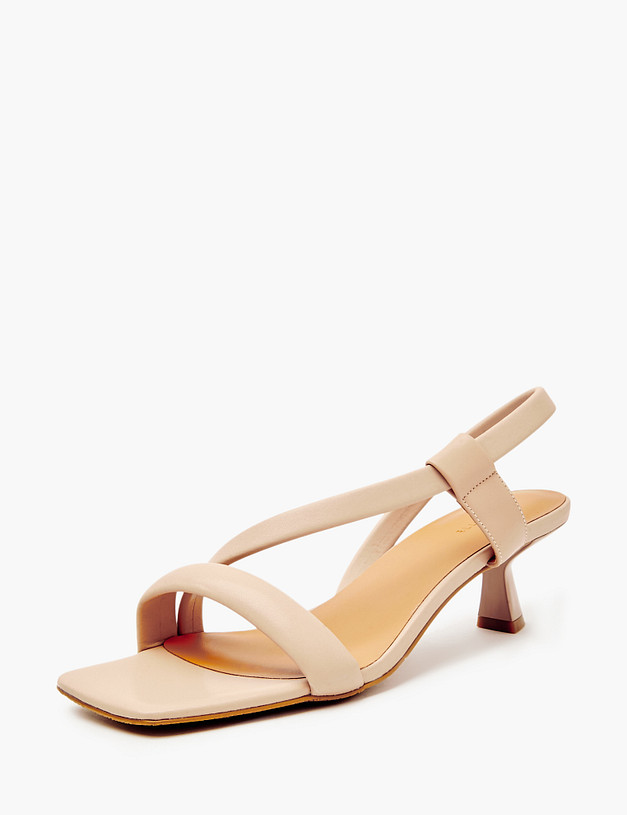 Бежевые женские босоножки MASCOTTE 126-412361-0608 | ракурс 2