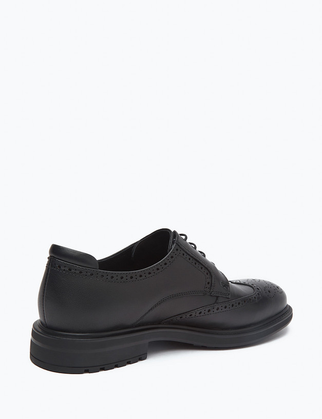 Черные мужские броги MASCOTTE 128-222212-0102 | ракурс 3