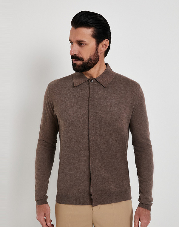 852-6117-2409 Джемпер мужской капучино, Mascotte