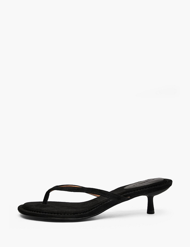 Черные женские сабо MASCOTTE 233-615311-3605M | ракурс 1