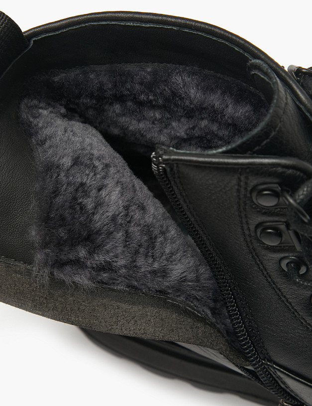 Черные мужские зимние ботинки MASCOTTE 22-522331-0102 | ракурс 8