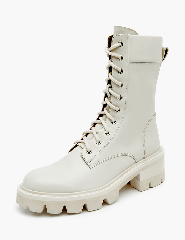 Молочные женские ботинки MASCOTTE 172-3200723-7115M | ракурс 3