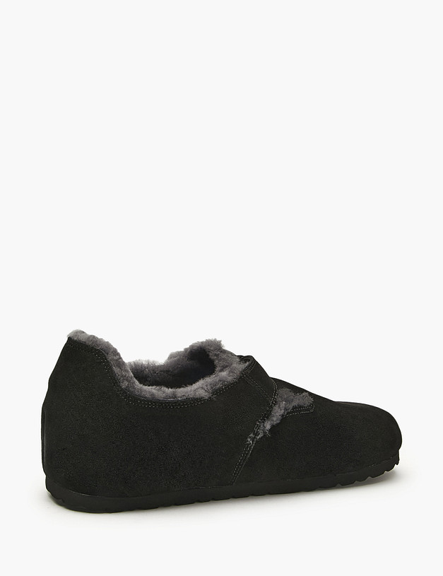 Черные женские зимние полуботинки MASCOTTE 15-520831-0202 | ракурс 3