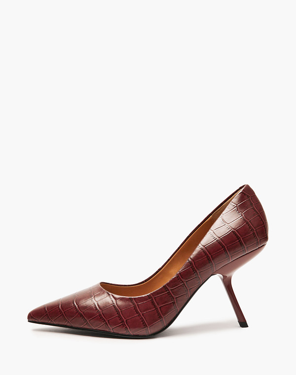 234-515511-0105 Туфли женские нат.кожа/нат.кожа бордо, Mascotte