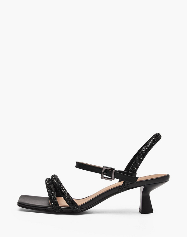 126-412312-2802 Туфли летние женские текстиль-нат.кожа/нат.кожа черн, Mascotte