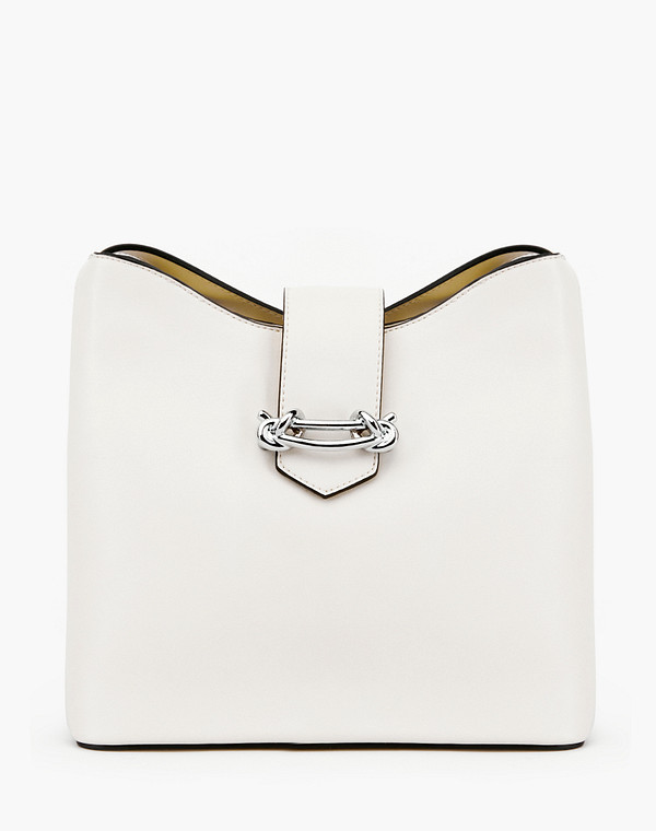 670-2123-601 Сумка женская и.кожа/текстиль бел, S, Mascotte