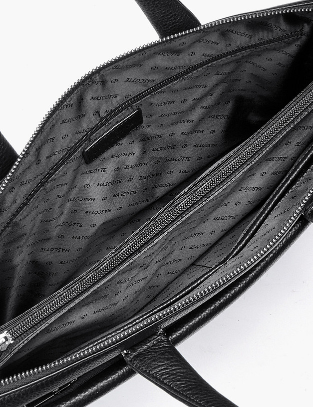 Черный мужской портфель MASCOTTE 622-5108-102 | ракурс 4