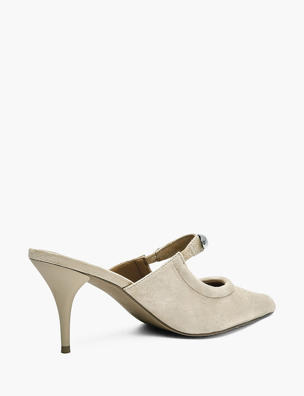 Бежевые женские сабо MASCOTTE 126-612616-5611M | ракурс 3