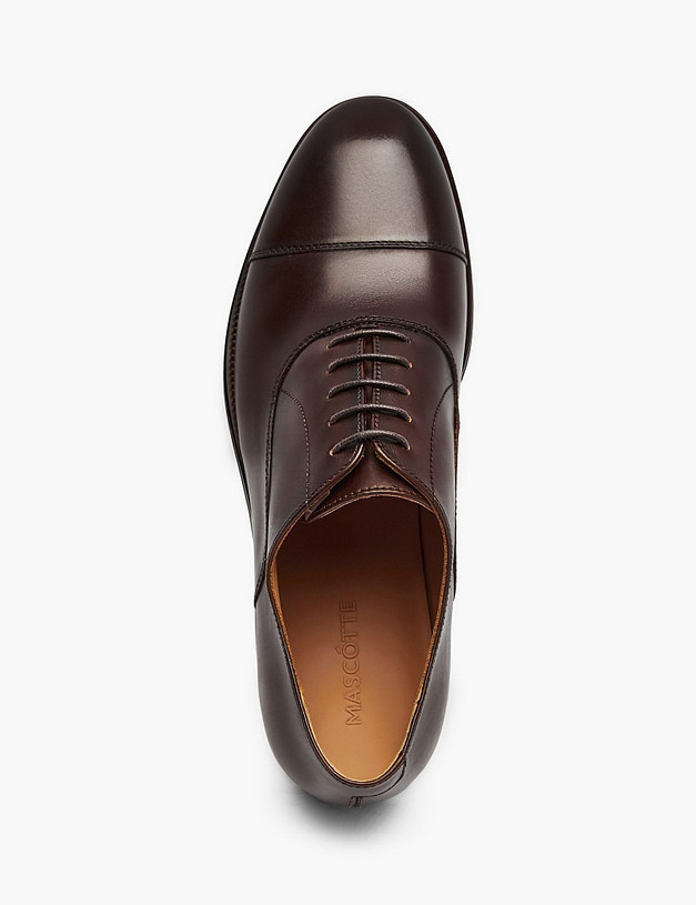 Коричневые мужские оксфорды MASCOTTE 142-611011-0109 | ракурс 4
