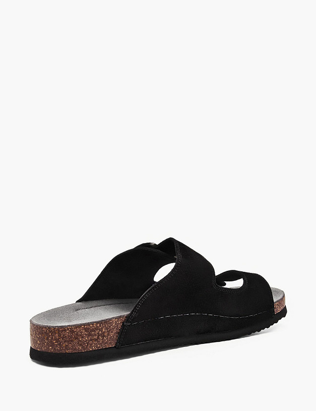 Черные мужские сабо MASCOTTE 98-614822-0202 | ракурс 3