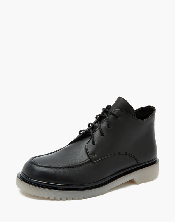 233-310521-3199M Ботинки женские нат.кожа/ворсин-нат.кожа черн, Mascotte