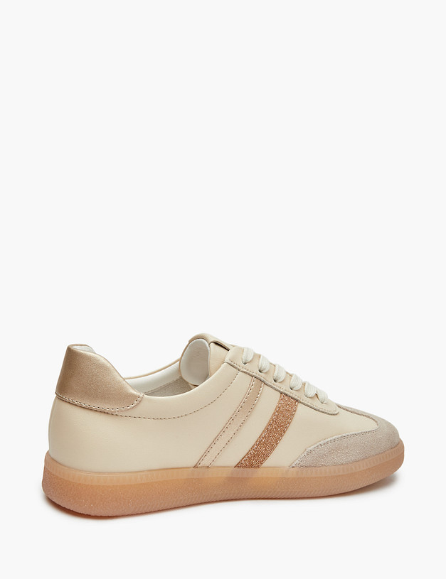 Бежевые женские кеды MASCOTTE 78-510411-0608 | ракурс 3