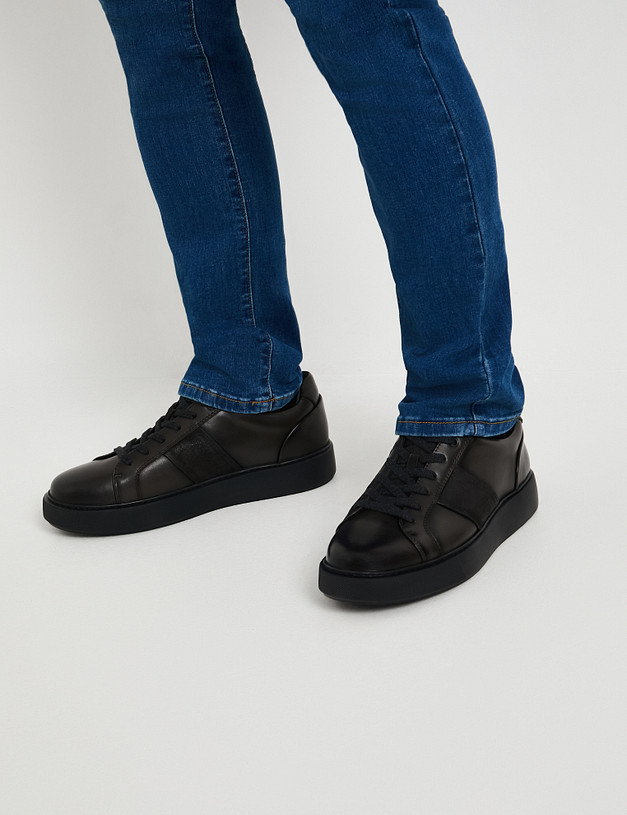 Темно-серые мужские кеды MASCOTTE 22-5293419-8158M | ракурс 2