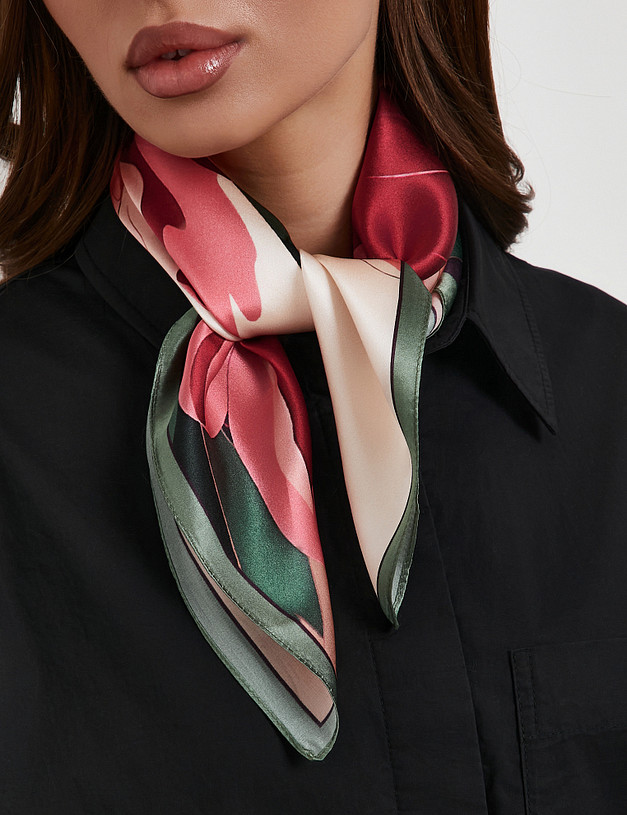 Розовый женский платок MASCOTTE 766-6133-2106 | ракурс 2