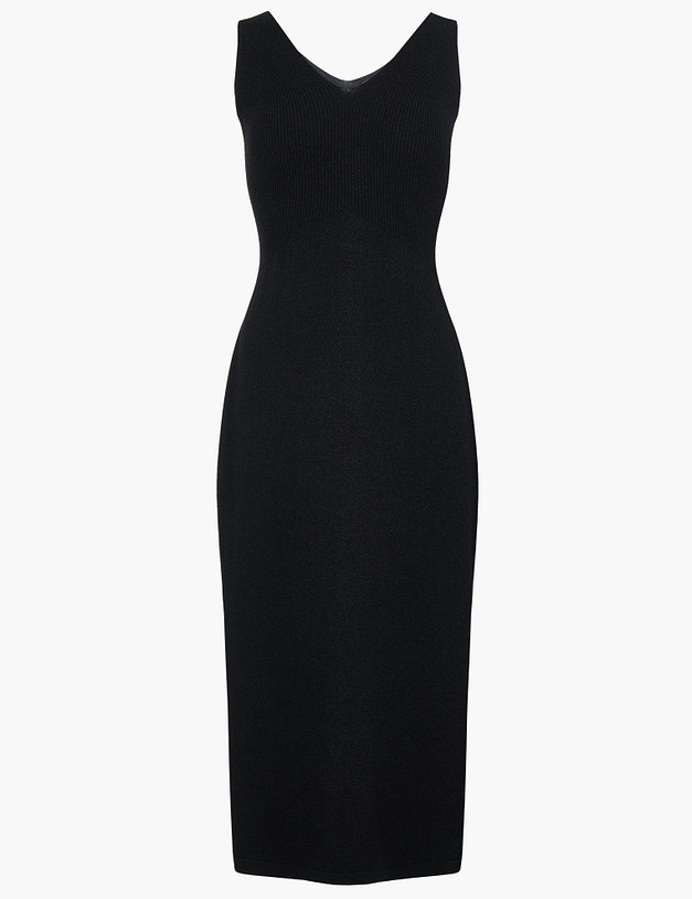 Черное женское платье MASCOTTE 852-5137-2402 | ракурс 5