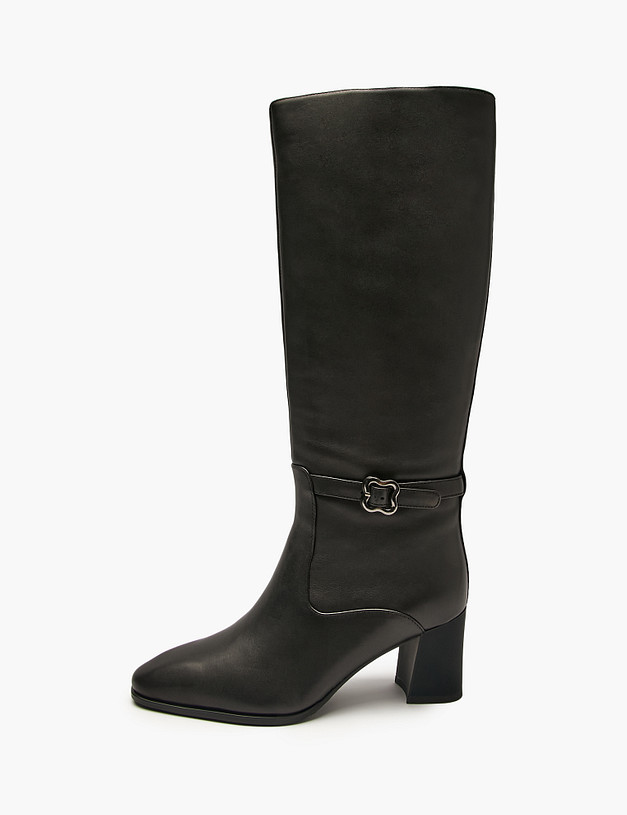 Черные женские сапоги MASCOTTE 233-5282823-3501M | ракурс 1