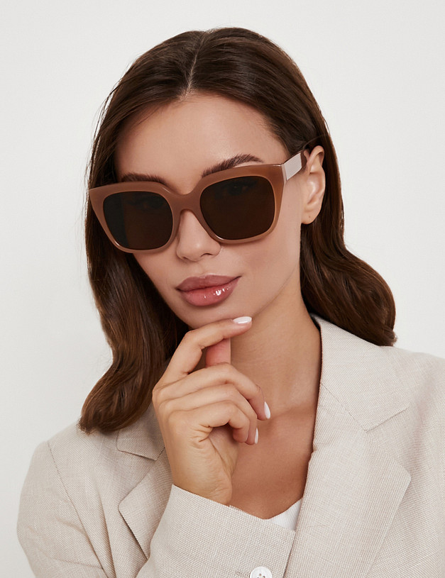 Коричневые женские очки MASCOTTE 793-6136-7709 | ракурс 1