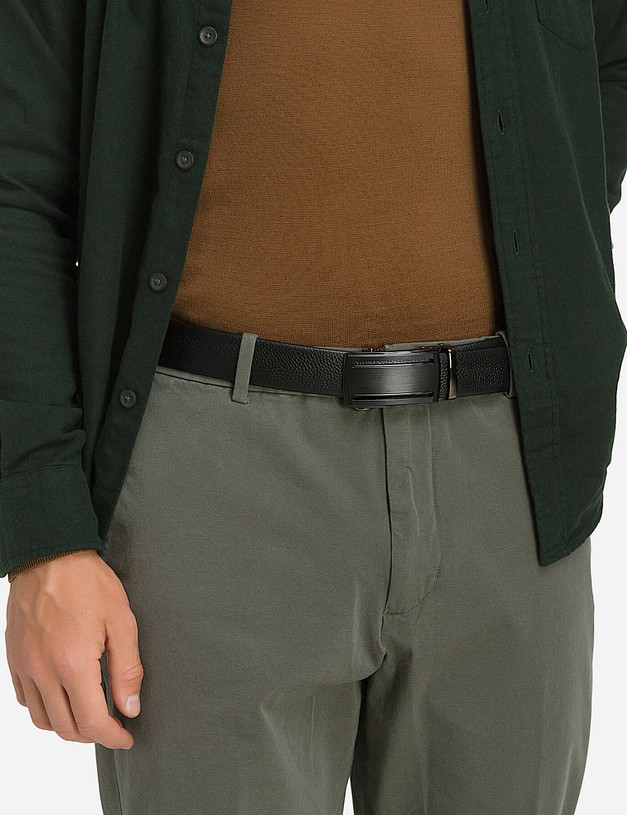 Мужской ремень из натуральной кожи MASCOTTE 727-0210-102 | ракурс 3