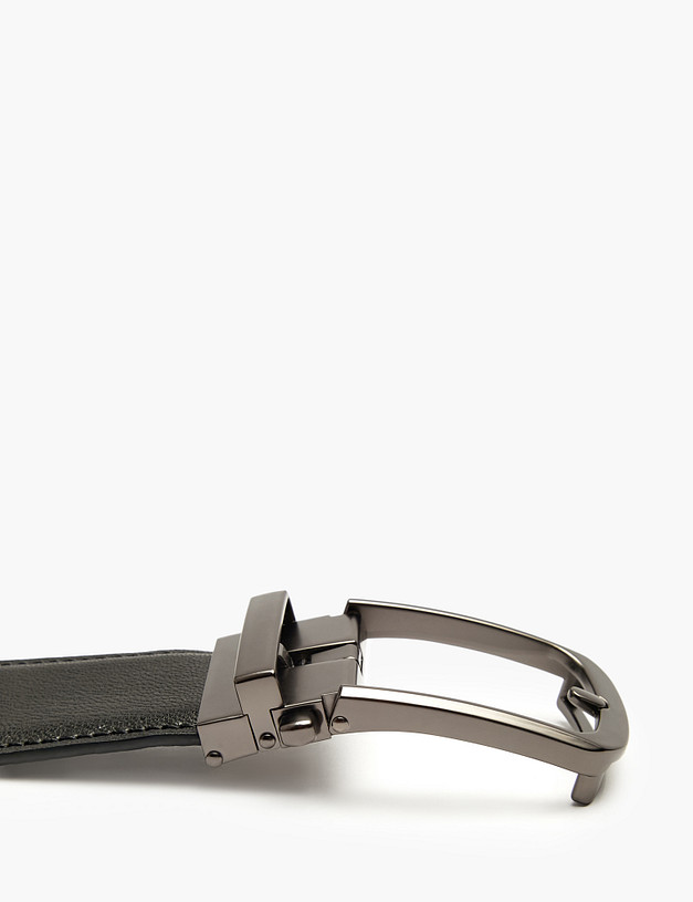 Черный мужской ремень MASCOTTE 727-5204-602 | ракурс 6