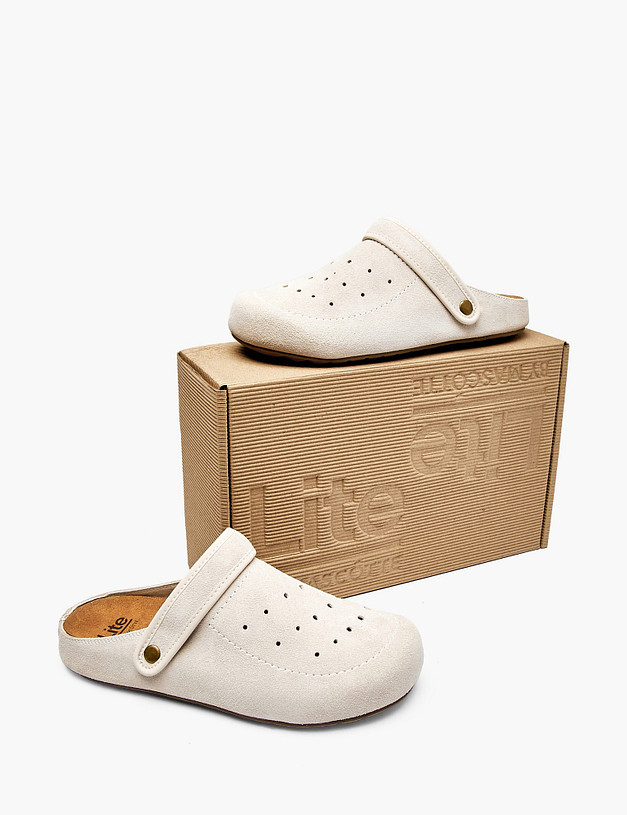 Молочные женские сабо MASCOTTE 98-612622-0201 | ракурс 7