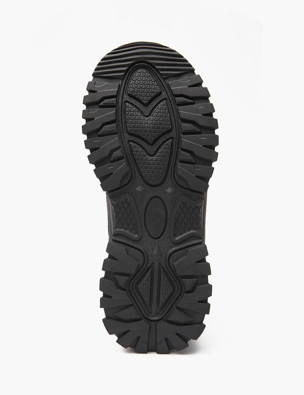 Черные детские ботинки с липучкой MASCOTTE 189-420321-0602 | ракурс 6