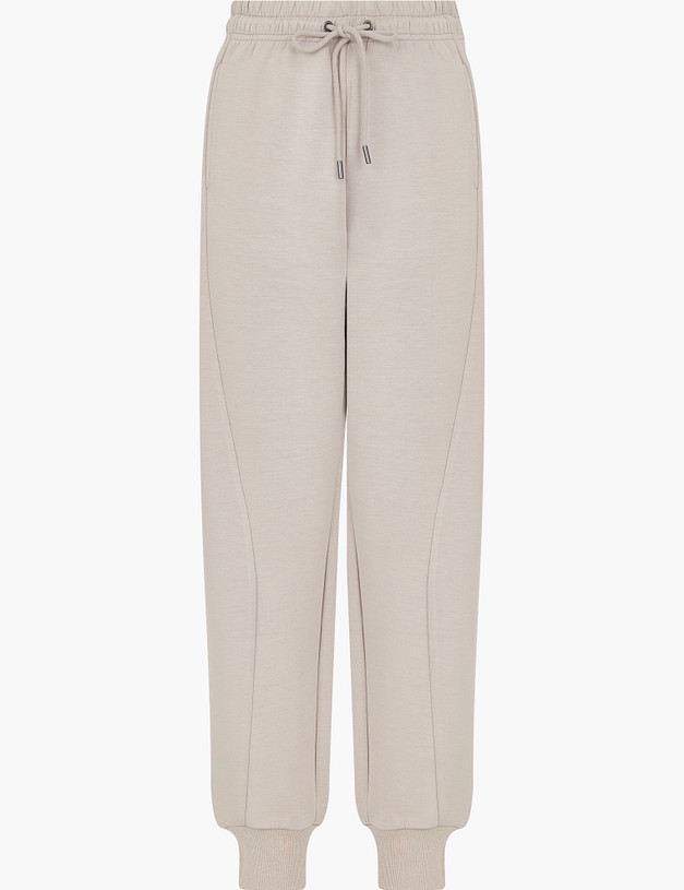 Бежевые женские спортивные брюки MASCOTTE 852-4110-2408 | ракурс 8 Бежевые женские спортивные брюки MASCOTTE 852-4110-2408 | ракурс 8