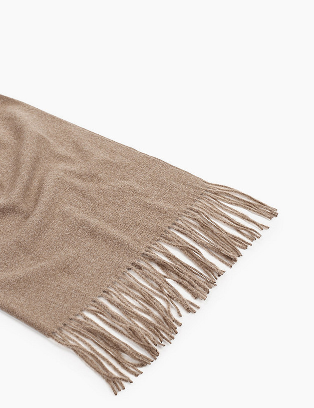 Коричневый женский шарф MASCOTTE 766-1216-2409 | ракурс 3 Коричневый женский шарф MASCOTTE 766-1216-2409 | ракурс 3