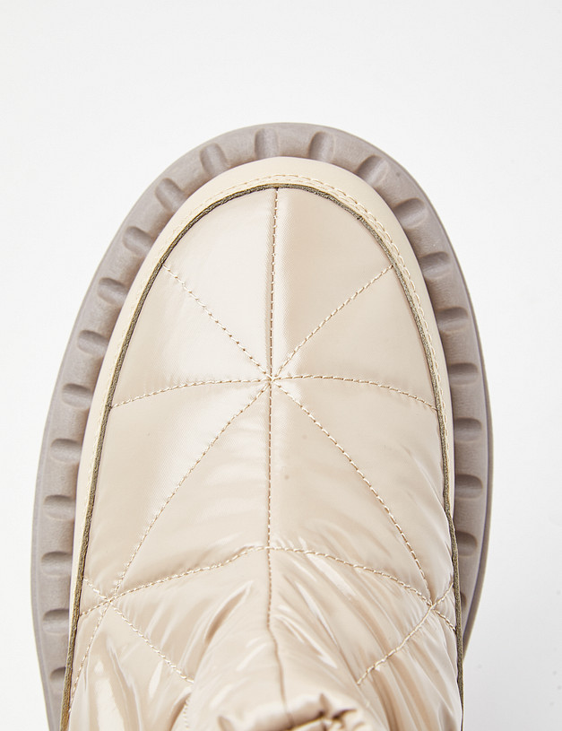 Бежевые женские дутики MASCOTTE 128-321853-0208 | ракурс 4