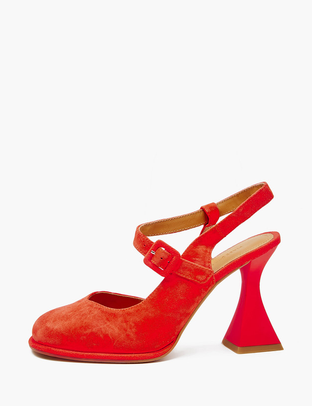 Красные женские босоножки MASCOTTE 233-413811-0605 | ракурс 2