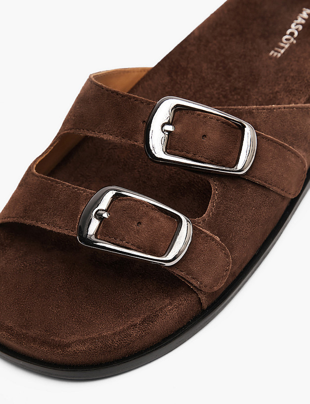 Коричневые женские сабо MASCOTTE 234-611711-4690M | ракурс 6