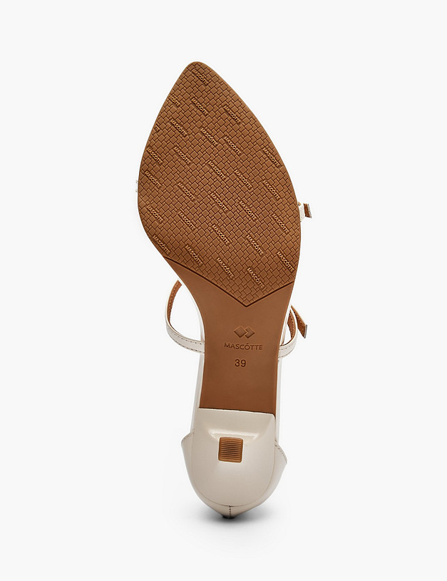 Молочные женские босоножки MASCOTTE 233-6103011-3778M | ракурс 5