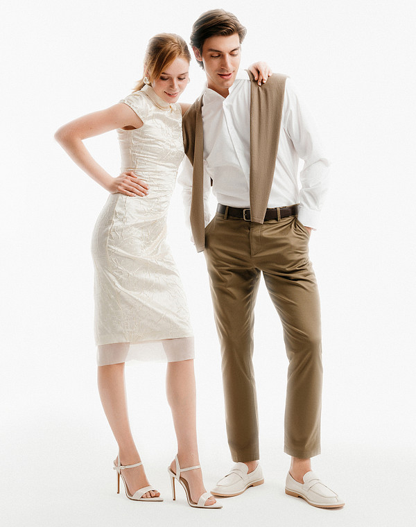 Молочные мужские лоферы 5990₽