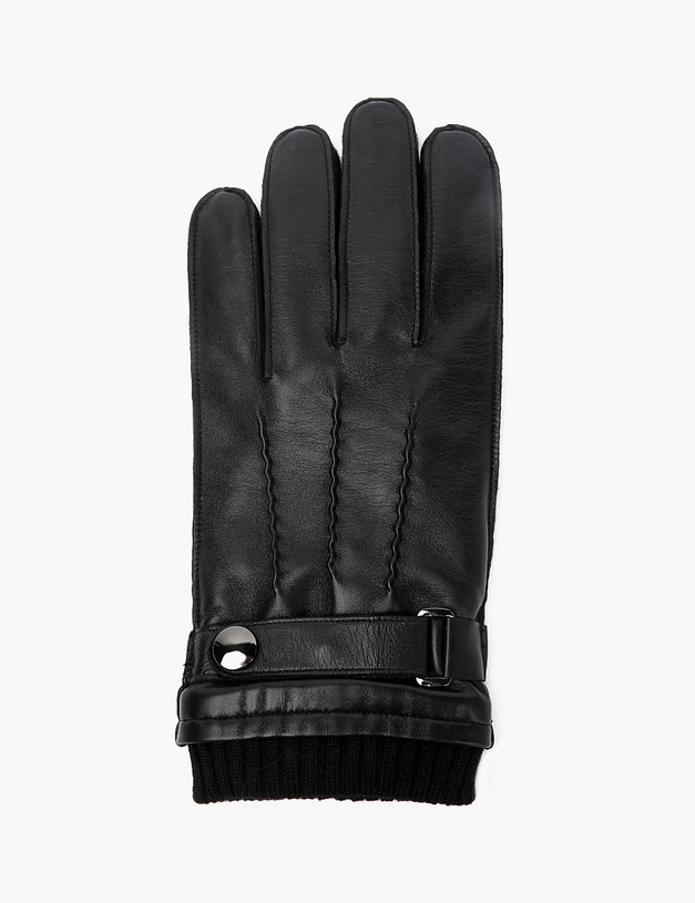 Черные мужские перчатки MASCOTTE 717-2211-102 | ракурс 2