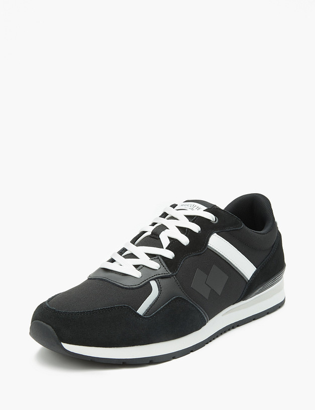 Черные мужские кроссовки с контрастными вставками MASCOTTE 189-3114523-0202 | ракурс 2