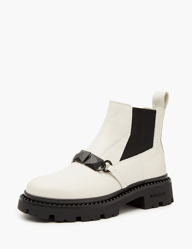 Молочные женские челси MASCOTTE 233-3201721-7115M | ракурс 3