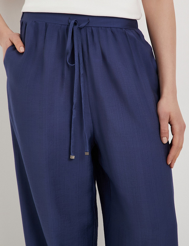 Синие женские брюки MASCOTTE 973-6109-2403 | ракурс 4