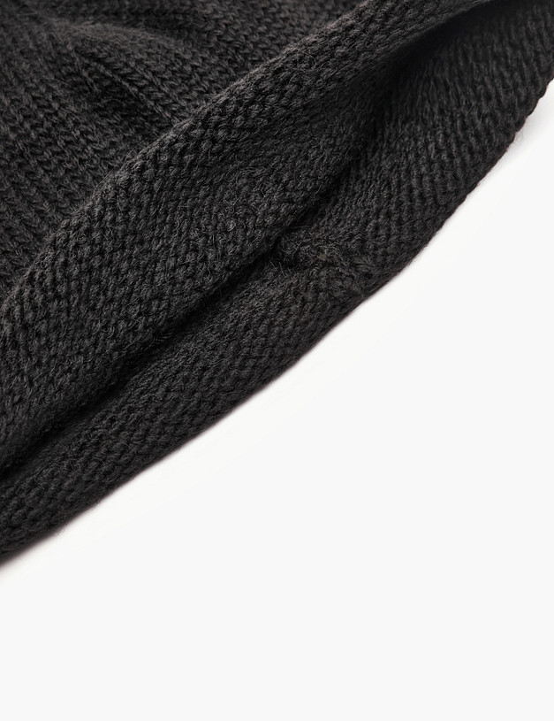 Черная женская шапка MASCOTTE 781-5204-7502 | ракурс 3