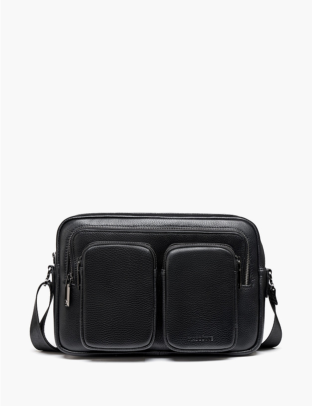 Черная мужская сумка MASCOTTE 622-6116-102 | ракурс 2