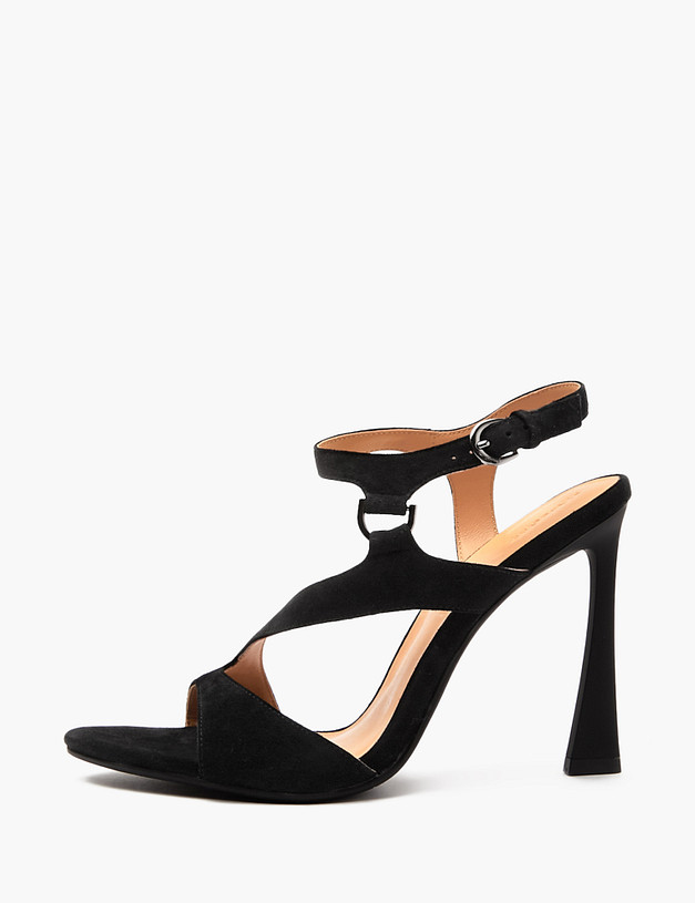 Черные женские босоножки MASCOTTE 175-4123014-3605M | ракурс 1