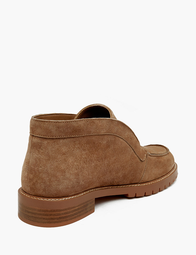 Бежевые женские велюровые дезерты MASCOTTE 172-2265421-3671M | ракурс 4